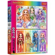 Rainbow High najlepšie kamarátky 2x200 dielikov puzzle - Trefl