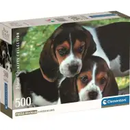 Roztomilé šteniatka HQC 500-dielne Compact puzzle - Clementoni