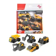 Sada 5 mini stavebných strojov Volvo - Dickie Toys