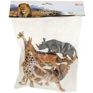 Sada figúrok divokých zvierat Animal World, 6 kusov