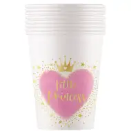 Sada papierových pohárov Little Princess 8 ks 200 ml