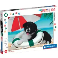 Slnečná pláž 104ks Supercolor puzzle - Clementoni