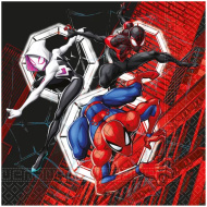Spider-Man, balenie 20 ks, dvojvrstvové papierové servítky, 33 × 33 cm