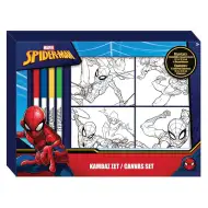 Spiderman omaľovánka na plátne so 4 fixkami