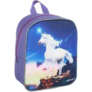 Spirit: Jednorožec 3D vzorovaný oválny batoh pre škôlkarov 30x25x12cm