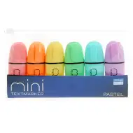 Spirit: Mini pastelové zvýrazňovače sada 6 ks