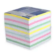 Spirit: Poznámkový blok farebný a biely 900 listov 9x9x9 cm