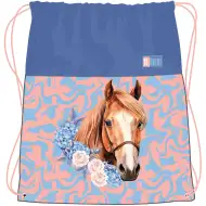 St.Right Romantic Horse jazdecký vak na prezúvky, športový vak 34x43 cm