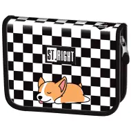 St.Right Sleepy Corgi psí školský peračník s výklopom PC03 20,5x14x3,5 cm