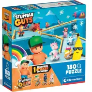 Stumble Guys Cesta k víťazstvu 180-dielna super puzzle - Clementoni