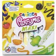 Súprava hrubých fixiek s vôňou 10 ks - Carioca