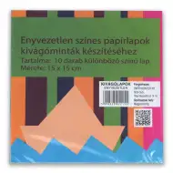 Súprava nelepivých výrezových listov 15x15cm 10ks