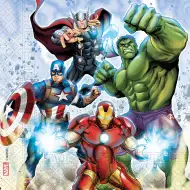 Súprava papierových servítok Avengers – 2-vrstvové, 33x33 cm, 20 ks