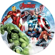 Súprava papierových tanierov Avengers 8 ks, 23 cm