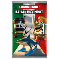 Talianska Brainrot Lamincard zberateľská karta