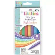 The Littles: Sada tenkých pastelových fixiek, 8 kusov
