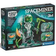 Veda a hra: 3 v 1 zostaviteľný vesmírny banský robot - Clementoni