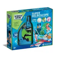 Veda &amp; Hra: Stavebnica na zostavenie super mikroskopu 1200x - Clementoni
