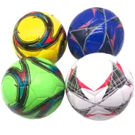 Vzorovaná umelá koža futbalová lopta 23cm v rôznych variantoch