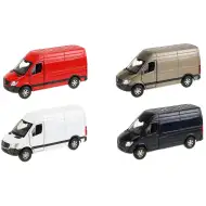Welly: Kovový model auta Mercedes-Benz Sprinter v rôznych verziách, 11 cm
