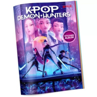 Zberateľský album na zberateľské nálepky K-Pop lovcov démonov – 2 × 5 nálepiek