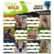 Ars Una: Icons of the Wild balené etikety na zošity 3x6 ks