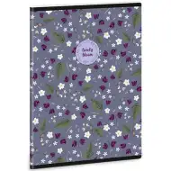 Ars Una: Lovely Bloom Bluebells štvorčekový zošit s extra sponami A/5