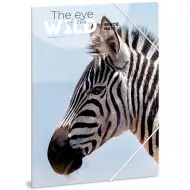 Ars Una: Máté Bence The Eyes of the Wild - Zebra A/4 priečinok na dokumenty a gumičkou