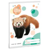 Ars Una: Milá červená panda linajkový zošit pre 1. ročník A/5 14-32