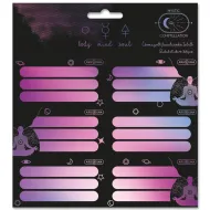 Ars Una: Mystic Constellation balené štítky na zošity 3x6 ks