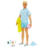 Barbie The Movie: Bábika Ken Beach s plážovým vybavením - Mattel
