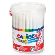 Bravo 60 ks set zmývateľnej fixky - Carioca
