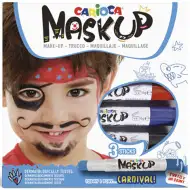 Carioca Maskup: Píšera set na vymaľovanie tváre 3 farby
