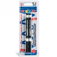 Carioca Whiteboard fixka na tabulu čierna 2 ks