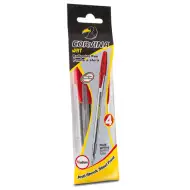 Corvina WH-T 4 dielny set, červené guľôčkové perá - Carioca