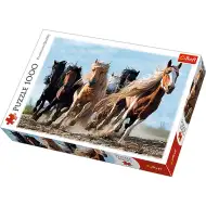 Cválajúce kone 1000 ks prémiové puzzle - Trefl