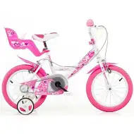 Detský bicykel so srdiečkami 14"