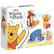 Disney: Macko Pú a jeho priatelia 4v1  puzzle set - Clementoni