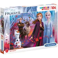 Disney Ľadové kráľovstvo 2 Supercolor puzzle 104ks - Clementoni