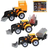 Engineering Truck: 3-dielny set Traktor s prívesmi