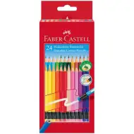 Faber-Castell: 24 dielna sada farebných ceruziek s gumou