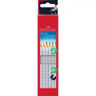 Faber-Castell: Grip 6 dielny set farebných ceruziek na tmavší povrch
