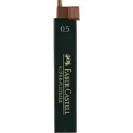  Faber-Castell: Ironová tuha do ceruziek 12 ks, 0,5 mm, 2H 