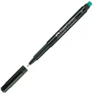 Faber-Castell: Multimark permanentný popisovač 0,6 mm čierny