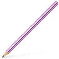 Faber-Castell: Sparkel Jumbo perleťová metalická fialová grafitová ceruzka B