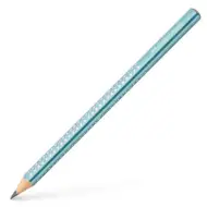Faber-Castell: Sparkel Jumbo perleťová metalická oceánovomodrá grafitová ceruzka B