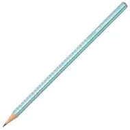 Faber-Castell: Sparkel perleťová metalická oceánovomodrá grafitová ceruzka B