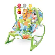 Farebná vibrujúca relaxačná stolička pre bábätká