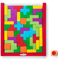 Farebný drevený tetris - Woodyland