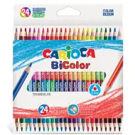Farebný set obojstranných ceruziek, 24 ks 48 farieb - Carioca